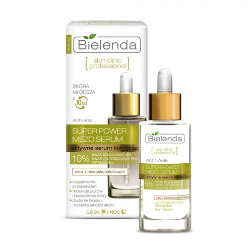 *Сироватка Bielenda Skin Clinic Professional для обличчя Мигдальна та Лактобіонова кислота 30 мл