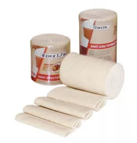 *ДУБЛЬ Бинт LAUMA эласт. мед. модель 2 Latex Free 12см*3м
