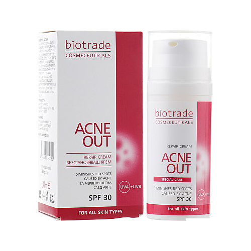 *Крем Biotrade Acne Out SPF30 для обличчя відновлюючий 30 г