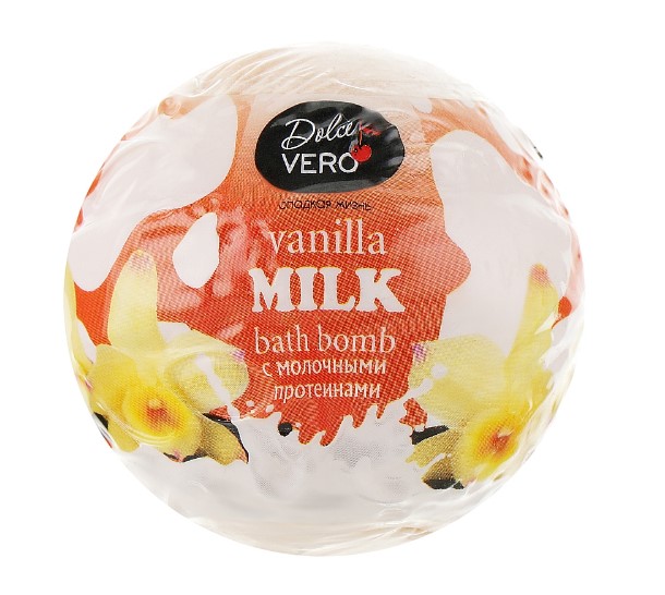*Бомба для ванн Dolce Vero Ванільне молоко 75 г