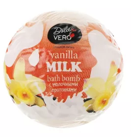 *Бомба для ванн Dolce Vero Ванільне молоко 75 г