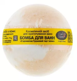 *Бомба для ванн Dolce Vero Грушевый тарт Татен 75 г