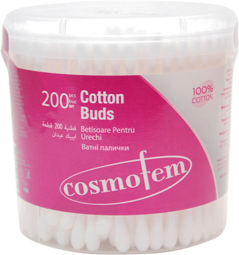 *Ватные палочки Cosmofem стакан №200 *Ватные палочки Cosmofem стакан №200