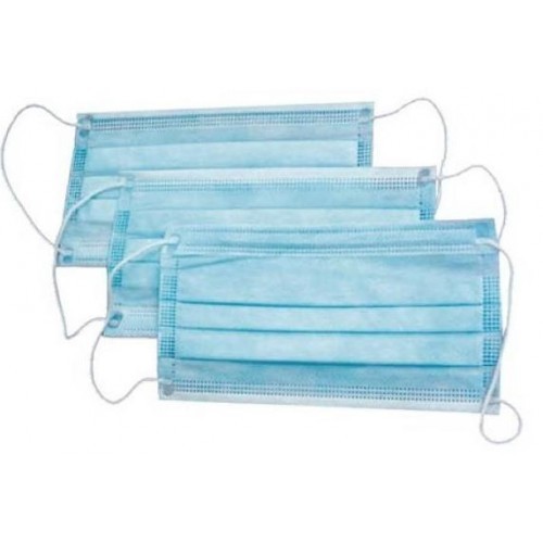 *Маска мед. Славна 3-шарова на резинці №100