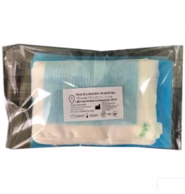 *Маска мед. 4-шарова марлева 12*21 №1