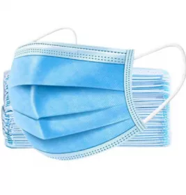 *Маска мед. 3-слойная на резинке №50