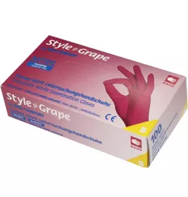 *Рукавички AMPri Style Grape нестерил. нітрил. р. L 50 пар