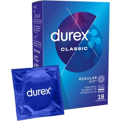 Презервативи Durex Classic класичні №18