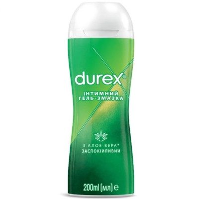 Гель-смазка Durex PlayMassage 2 в 1 Aloe Vera 200 мл Гель-смазка Durex PlayMassage 2 в 1 Aloe Vera 200 мл