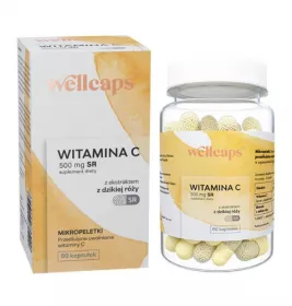 *Вітамін С WellCaps микропелеты 500 мг №60