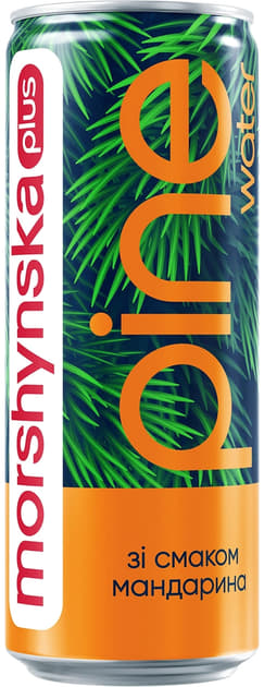 *Напій Моршинська Пайн Вотер Мандарин з/б сл./газ 0,33 л