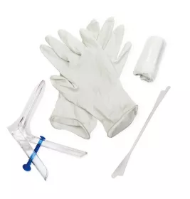 *Набір гінекологічний Юнона №2+ (дзеркало, рукавички, пелюшка 40х60, бахіли, шпатель Ейера)