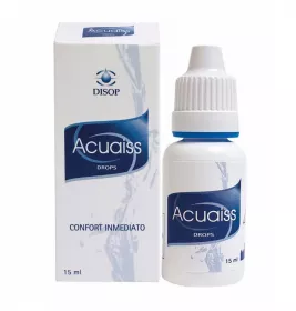 *Краплі Disop Aquaiss Drops для очей з гіал. кислотою зволож. 15 мл