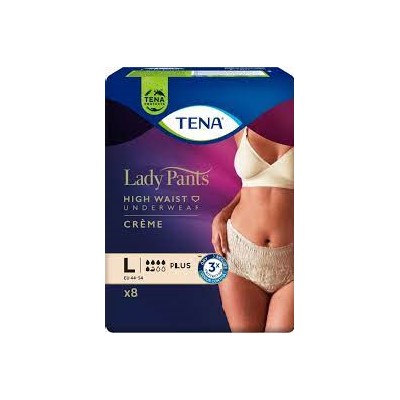 Урологічні труси TENA Lady Pants Plus L №8 для жінок (creme)