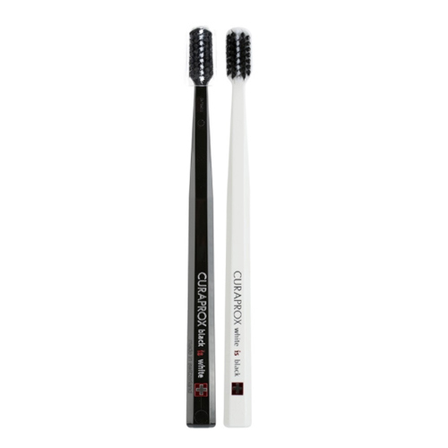 *Набор Зубных щеток Curaprox White is Black Duo Ultrasoft d 0,10 мм №2 *Набор Зубных щеток Curaprox White is Black Duo Ultrasoft d 0,10 мм №2