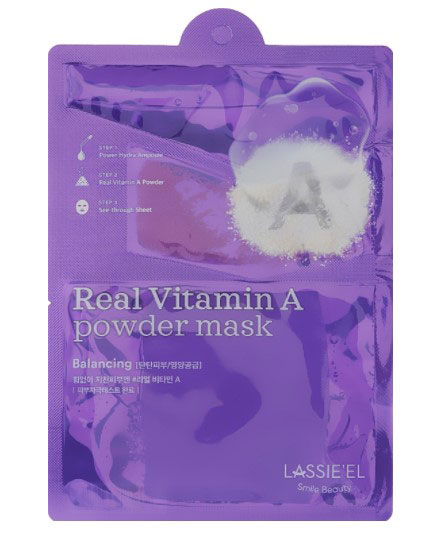 *Маска Lassie'el для обличчя з вітаміном А