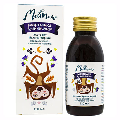 *Мейталь Мартишка Бузинішка з чорною бузиною сироп дитячий фл. 120 мл