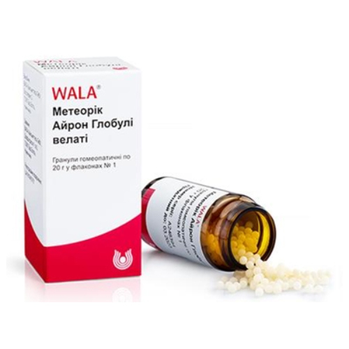 Метеорик Айрон Глобулі Велаті гранули по 20 г у флаконі 1 шт.