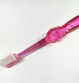 *Зубна щітка Mizuha Crystal Marines для дітей рожева рибка