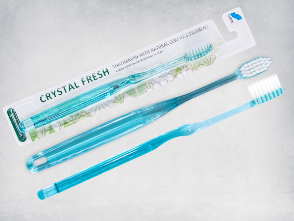 *Зубна щітка Mizuha Crystal Fresh зелена м'яка