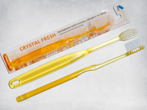 *Зубна щітка Mizuha Crystal Fresh помаранчева м'яка