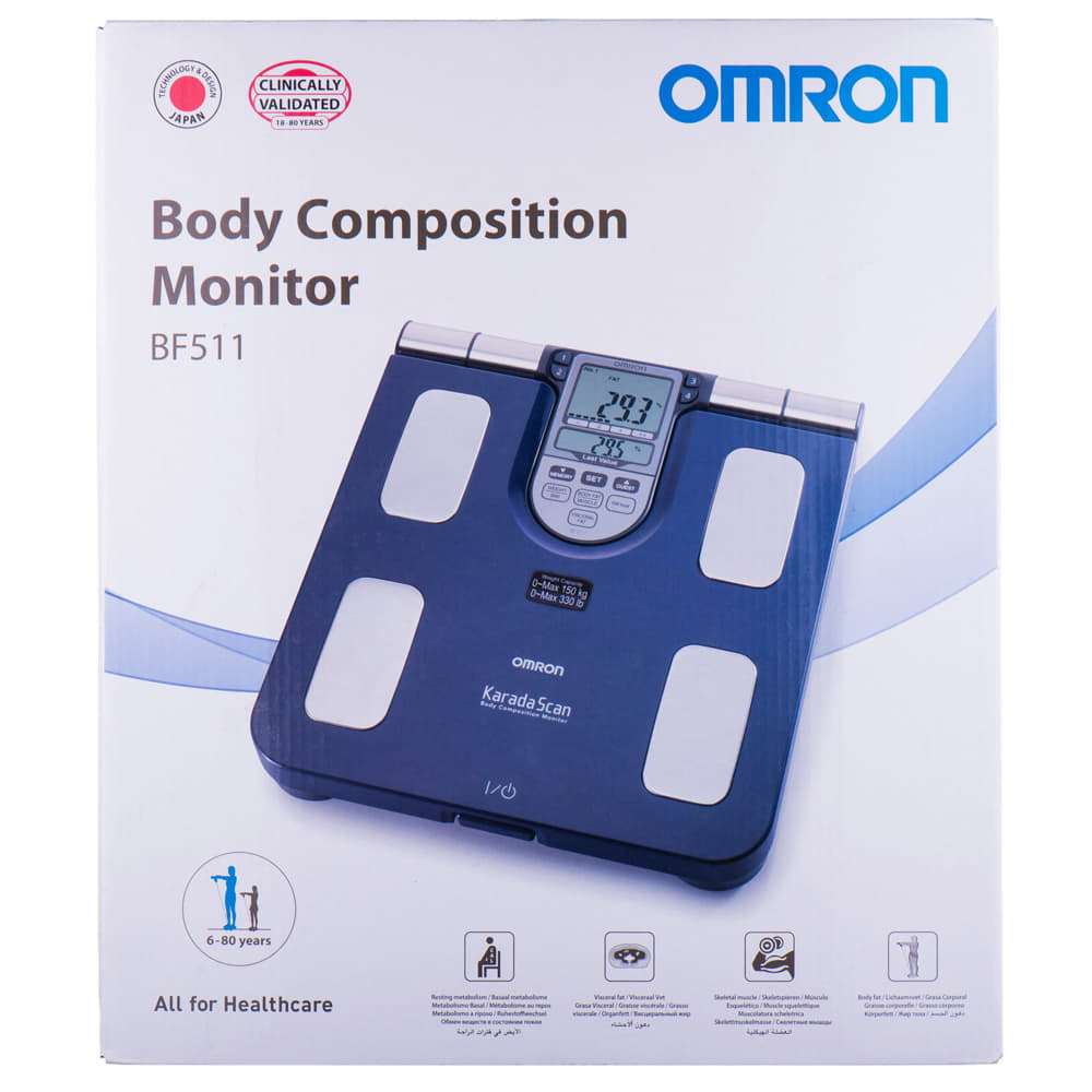 *Монитор состава тела Omron HBF-511 B-E *Монитор состава тела Omron HBF-511 B-E