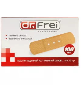 *Пластир Dr.Frei н/ткан. 19 х 72 мм №1