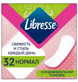 *Прокладки Libresse Dailyfresh Normal Duo ультратонкие №32