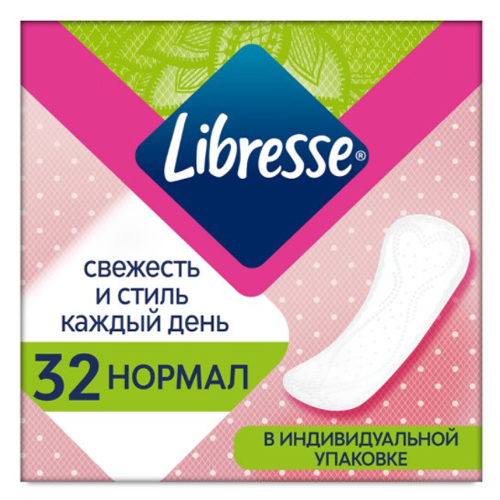 *Прокладки Libresse Dailyfresh Normal Duo ультратонкі №32