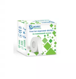 *Пластир Волес мед. на бавовняній основі 5 х 500 см №1
