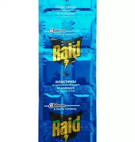 *Пластини для фумігатора Raid від комарів №10