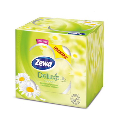 *Салфетки Zewa Deluxe Арома кул 3-слойная №60 *Салфетки Zewa Deluxe Арома кул 3-слойная №60