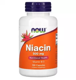 *Вітаміни В3 NOW 500 мг капс. №100