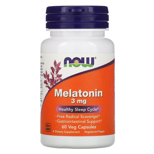 *Мелатонін NOW Melatonin 3 мг капс. №60