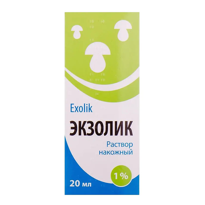 Экзолик раствор 1% по 20 мл во флаконе 1 шт. - Красная звезда