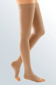 *Панчохи Medi Duomed AG - 72 - 83 см компресс. з силікон. гумкою - ІІ клас відкр. беж. р L