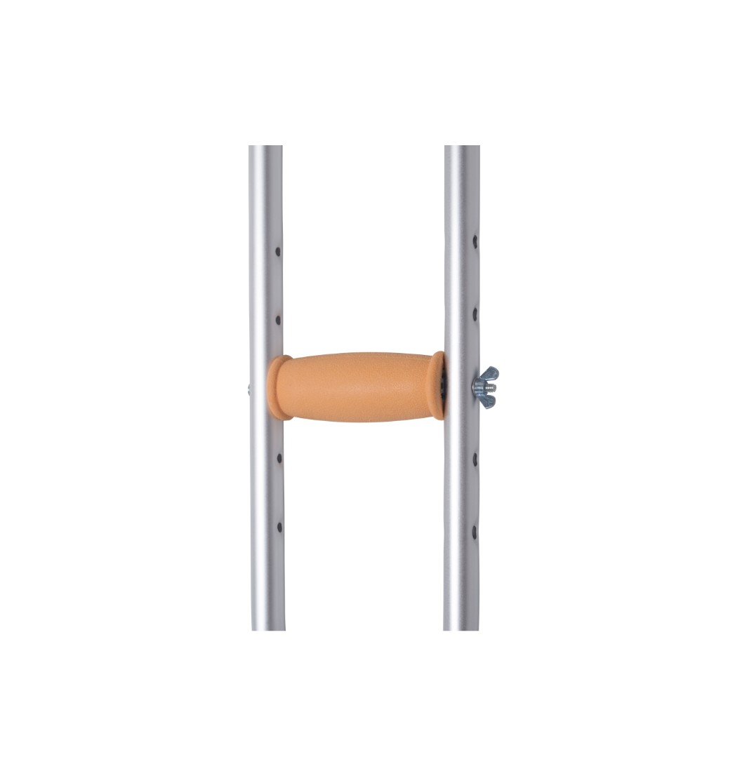 *Костыль подмышечный Ridni регулируемый алюмин. с мягкими опорами р.М, KJT906B