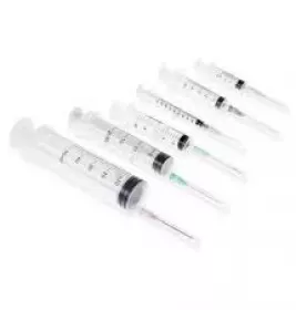 *Шприц 3-х комп. с 1-й иглой 22G (0,7х40мм) 5мл Luer Lock №1 Alexpharm