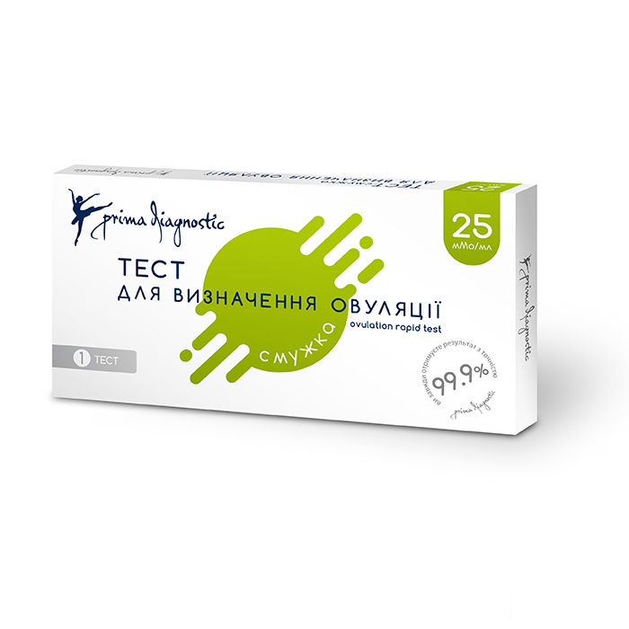 *Тест на овуляцію Prima Diagnostic 25 мМО/мл №1
