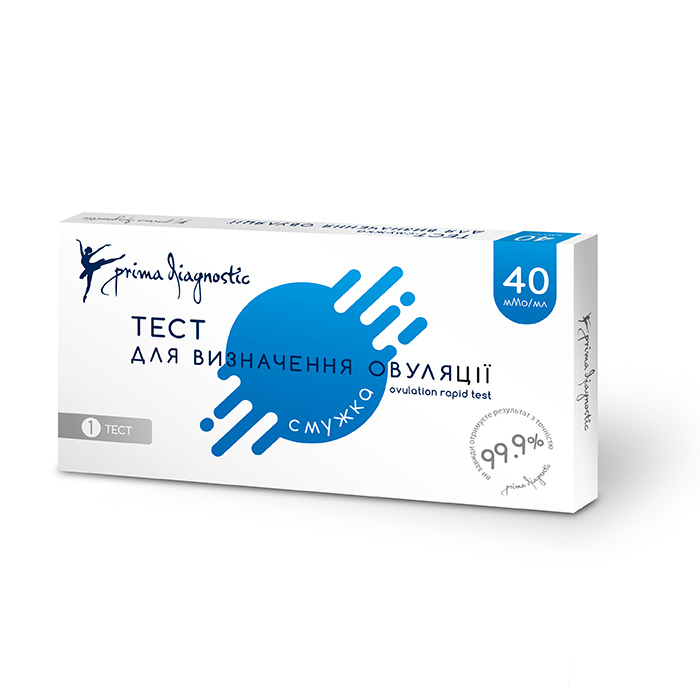 *Тест на овуляцію Prima Diagnostic 40 мМО/мл №1