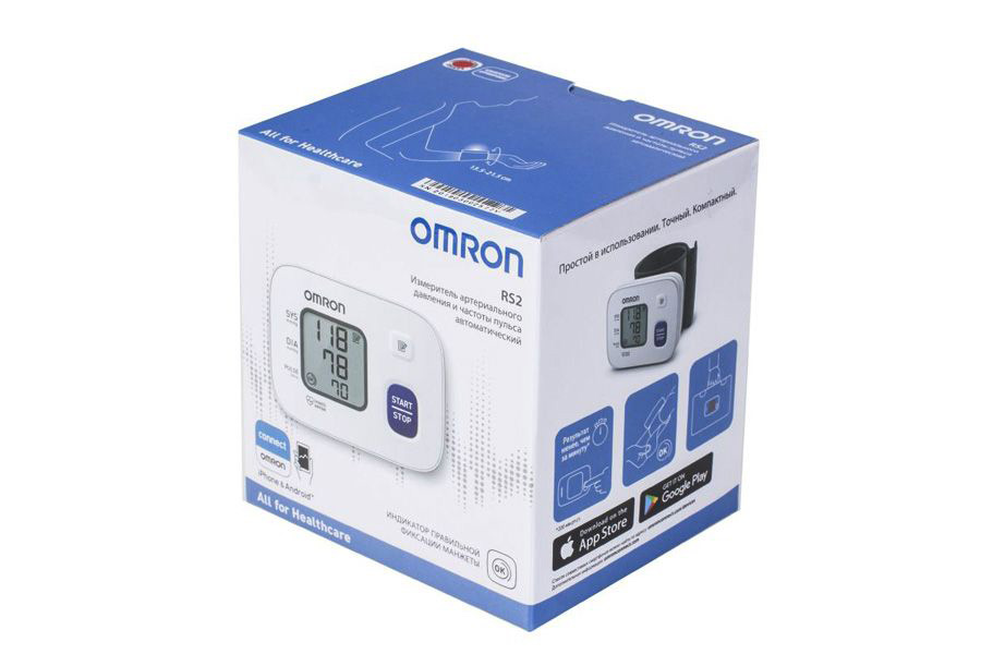*Тонометр Omron RS2 (НЕМ-6161-E) автоматичний на зап'ястя