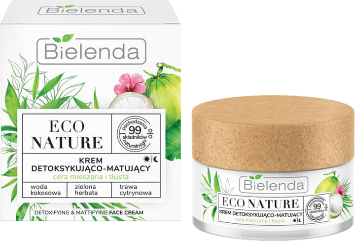 *Крем для лица Bielenda ECO Nature Детоксикация с матирующим эффектом 50мл *Крем для лица Bielenda ECO Nature Детоксикация с матирующим эффектом 50мл