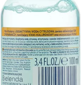 *Міцелярна вода Bielenda Fresh Juice Апельсин 500мл