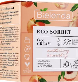*Крем Bielenda Sorbet Peach Живильний зволожуючий Персик 50мл