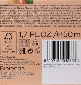 *Крем Bielenda Sorbet Peach Живильний зволожуючий Персик 50мл