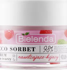 *Крем Bielenda Sorbet Raspberry Зволожувальний Заспокійливий 50 мл