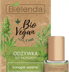 *Средство для ногтей Bielenda с семечками конопли Укрепление 10мл