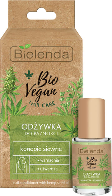 *Средство для ногтей Bielenda с семечками конопли Укрепление 10мл *Средство для ногтей Bielenda с семечками конопли Укрепление 10мл