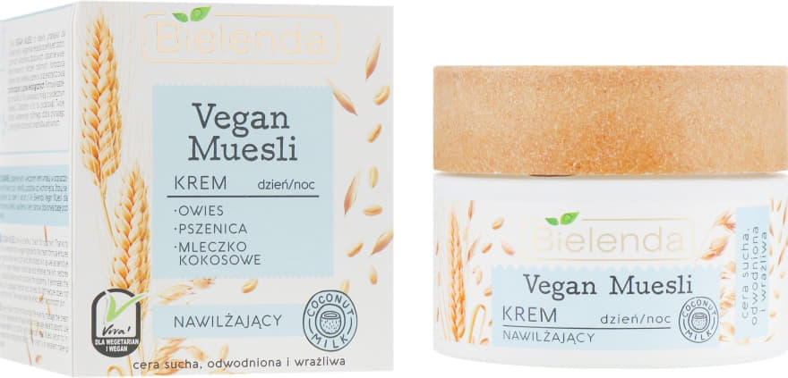 *Крем для лица Bielenda Vegan Muesli овёс+пшеница 50мл *Крем для лица Bielenda Vegan Muesli овёс+пшеница 50мл