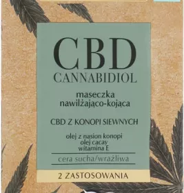 *Маска Bielenda CBD Cannabidiol для сухой, чувствительной кожи 8г